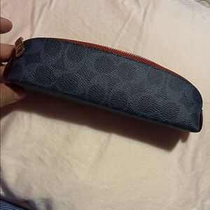 Coach pencil case